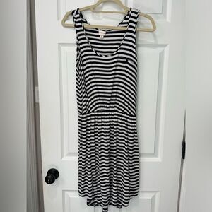 Merona Blue and White Striped Dress Size Small
